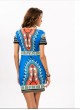 Knee Length African Themed Bodycon Dress